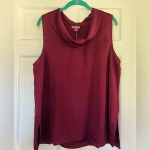 Vince Camuto Burgundy Blouse